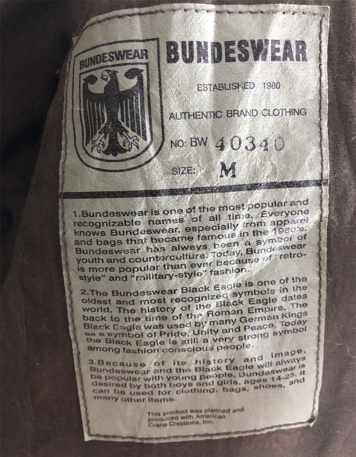 Other Bundeswear M65-Style Military Field Jacket (Size M) Size US M / EU 48-50 / 2 - 11 Thumbnail