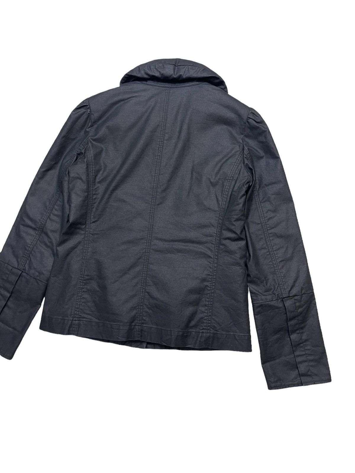 Issey Miyake Tsumori Chisato Faux Furry Waxed Women Jacket Size ONE SIZE - 10 Thumbnail