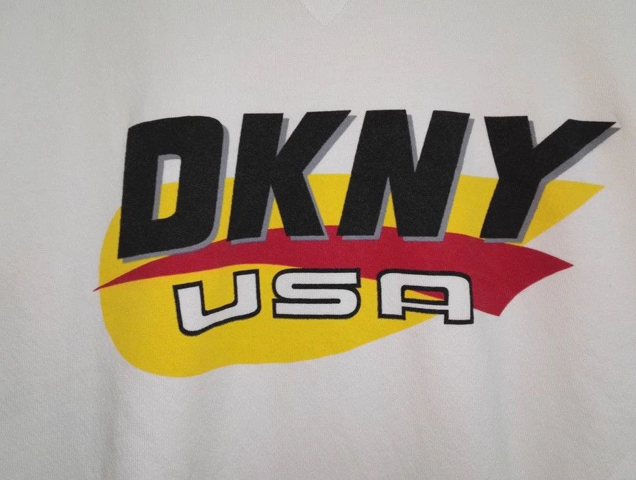 DKNY VINTAGE🔥 DKNY USA SWEATSHIRT BIG LOGO Size US XL / EU 56 / 4 - 2 Thumbnail