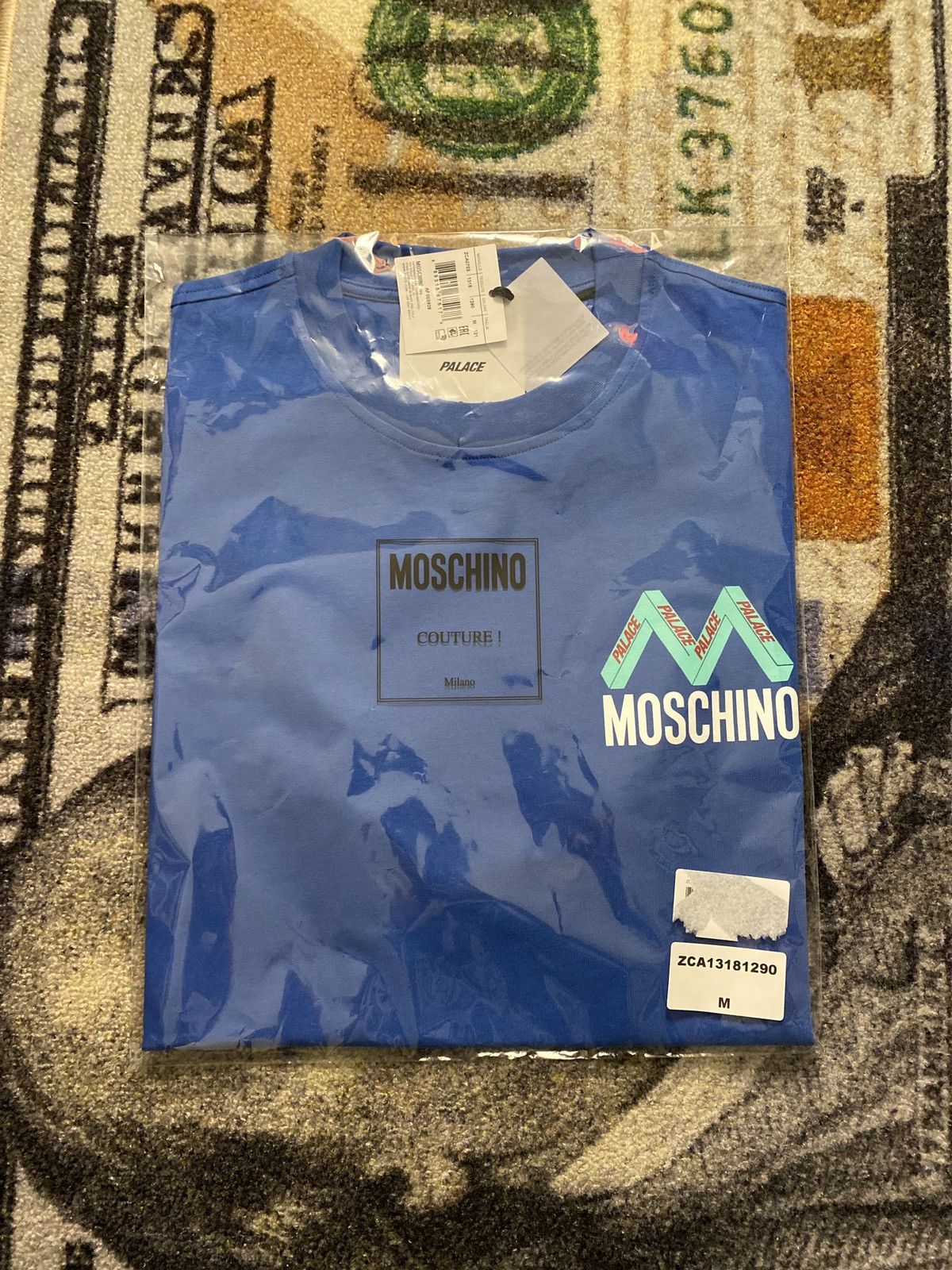 Moschino × Palace Palace Moschino T-Shirt Blue Size US M / EU 48-50 / 2 - 1 Thumbnail