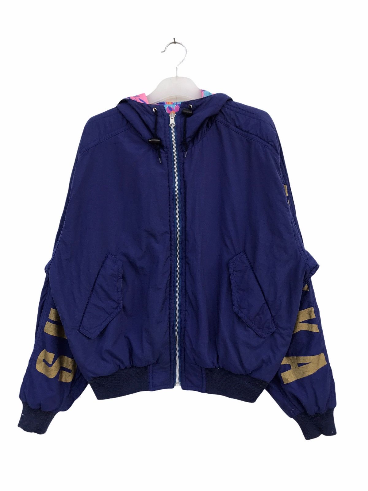 Japanese Brand Vintage Super Hakka Riversible Bomber Jacket Size US L / EU 52-54 / 3 - 3 Thumbnail