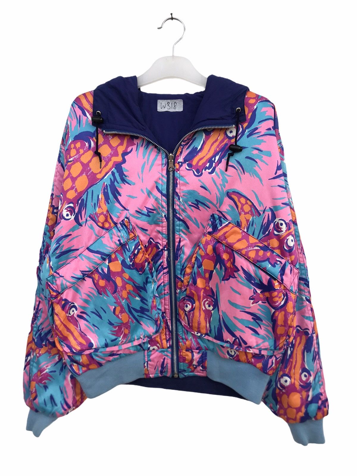 Japanese Brand Vintage Super Hakka Riversible Bomber Jacket Size US L / EU 52-54 / 3 - 1 Thumbnail
