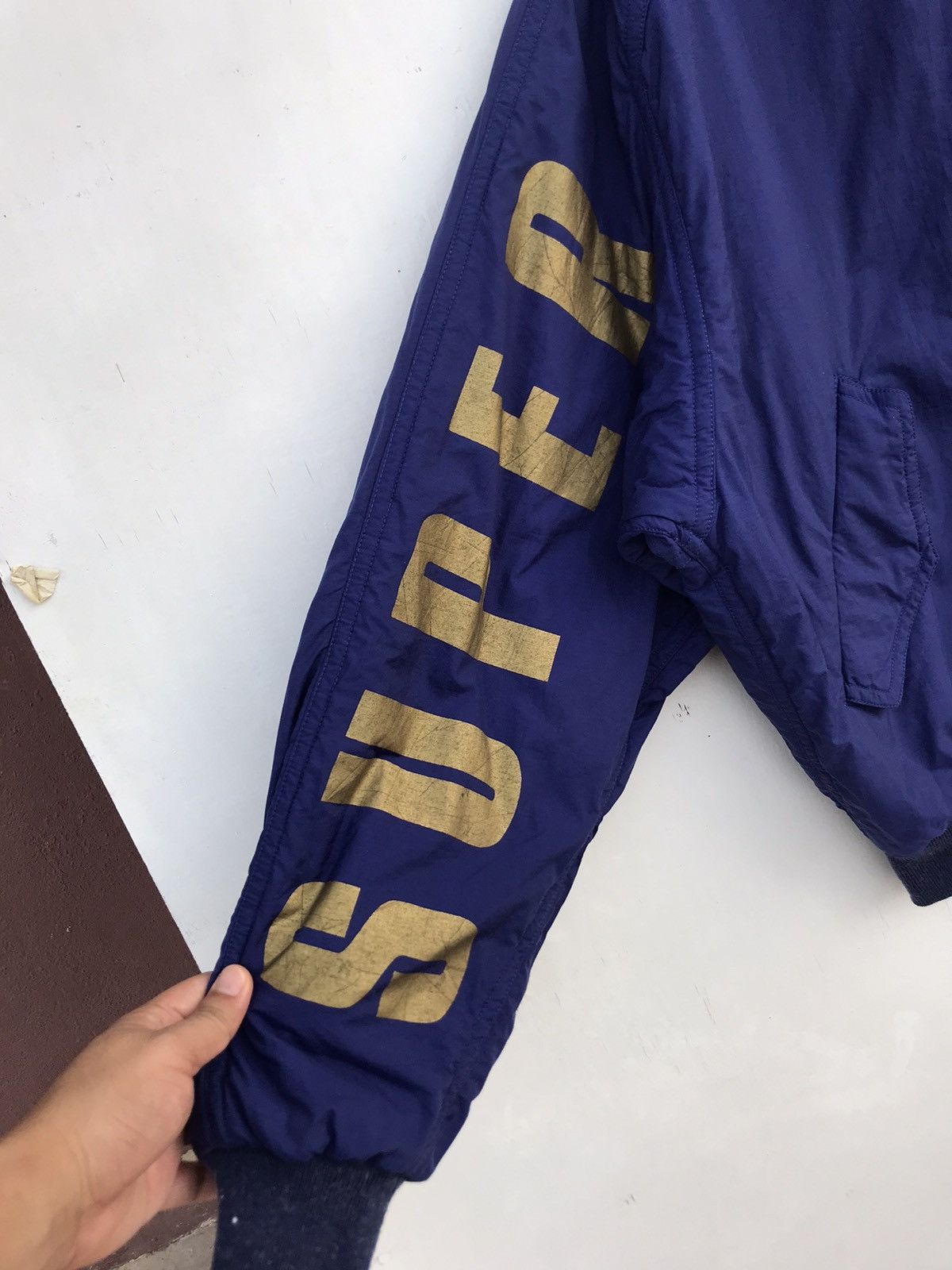 Japanese Brand Vintage Super Hakka Riversible Bomber Jacket Size US L / EU 52-54 / 3 - 8 Thumbnail