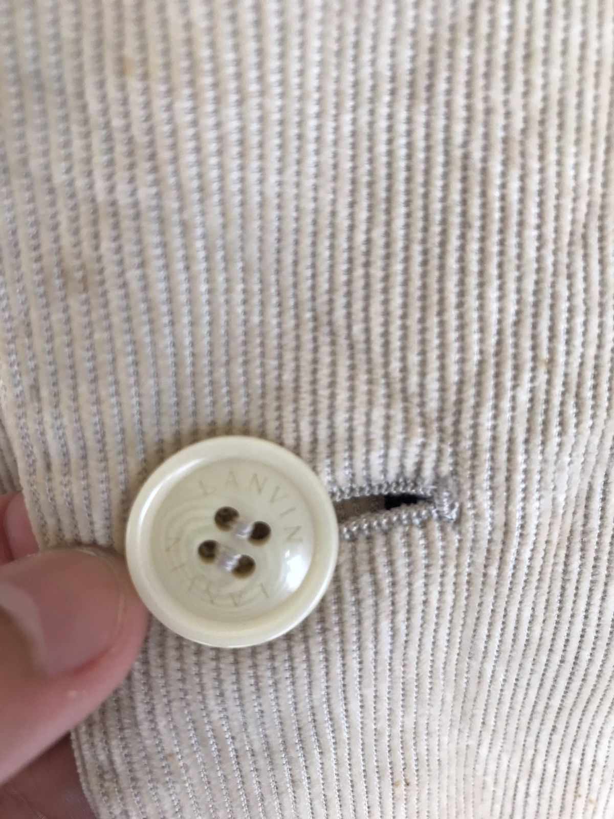 Lanvin × Vintage Vintage Lanvin Classic Corduroy Jacket Size US M / EU 48-50 / 2 - 4 Thumbnail