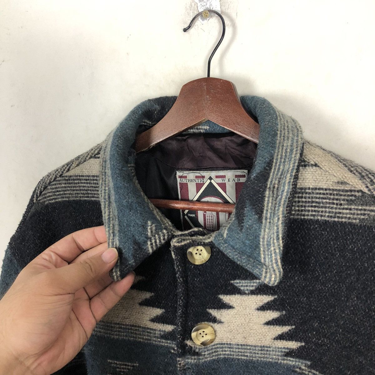 Japanese Brand AUTHENTIC CIE EXPEDITION NAVAJO DESIGN BUTTON JACKET Size US M / EU 48-50 / 2 - 7 Thumbnail