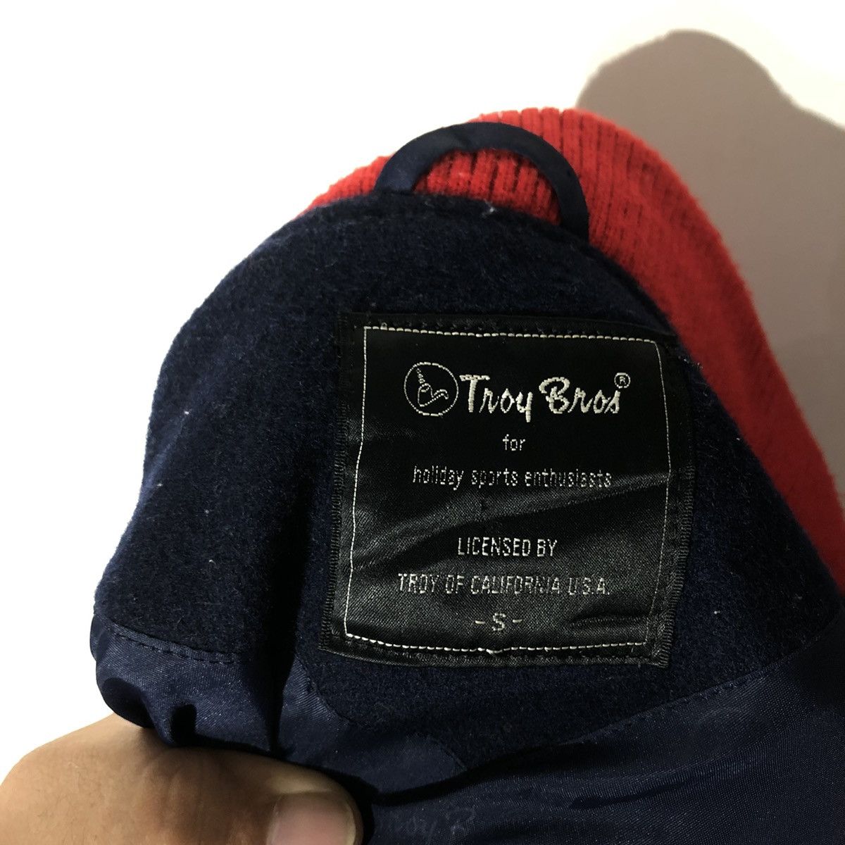 Japanese Brand VARSITY JACKET TROY BROS Size US S / EU 44-46 / 1 - 9 Thumbnail