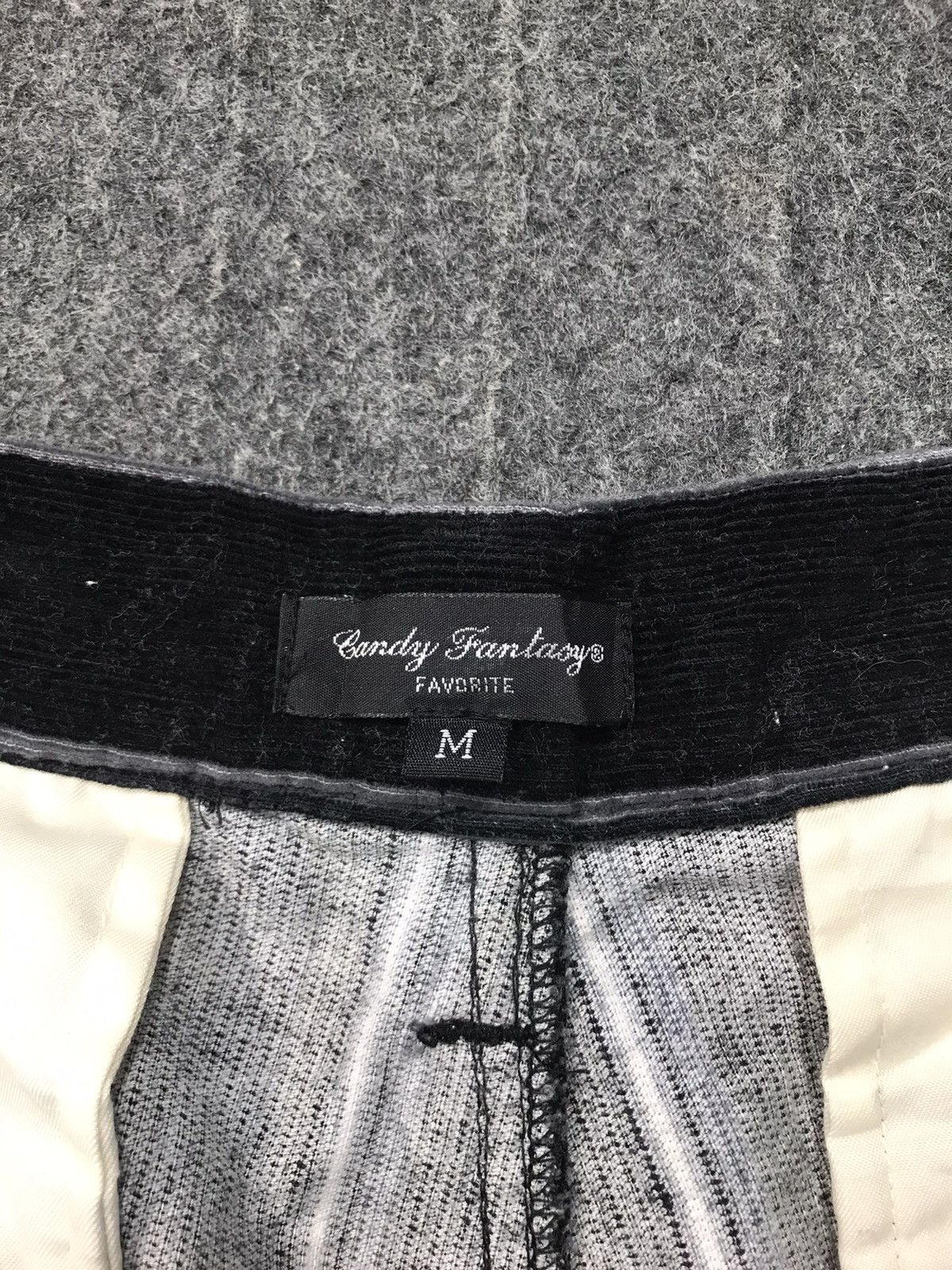 Vintage Japanese Rare Candy Fantasy Favourite Corduroy Stripe Black Size US 30 / EU 46 - 4 Thumbnail