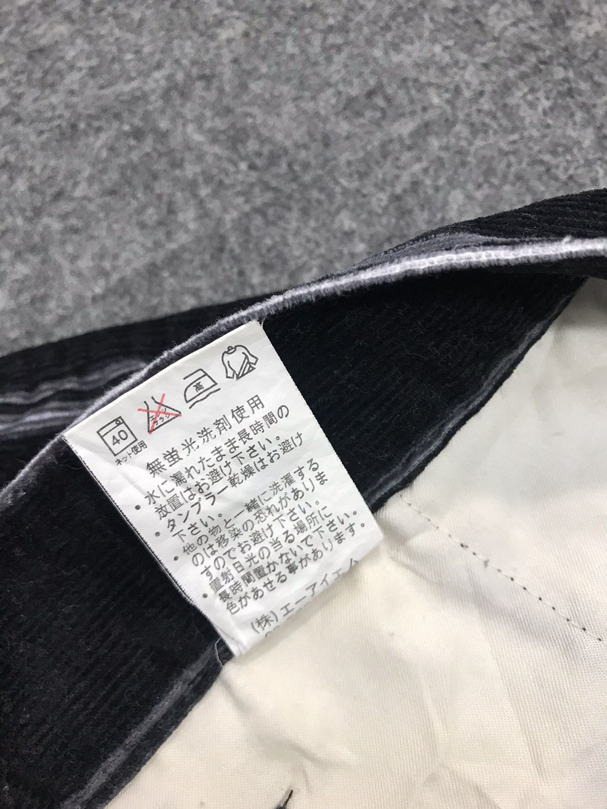 Vintage Japanese Rare Candy Fantasy Favourite Corduroy Stripe Black Size US 30 / EU 46 - 6 Thumbnail