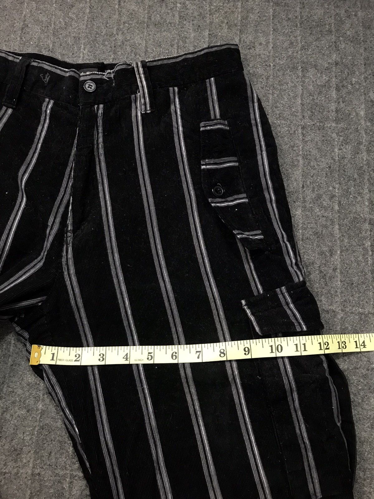 Vintage Japanese Rare Candy Fantasy Favourite Corduroy Stripe Black Size US 30 / EU 46 - 11 Thumbnail