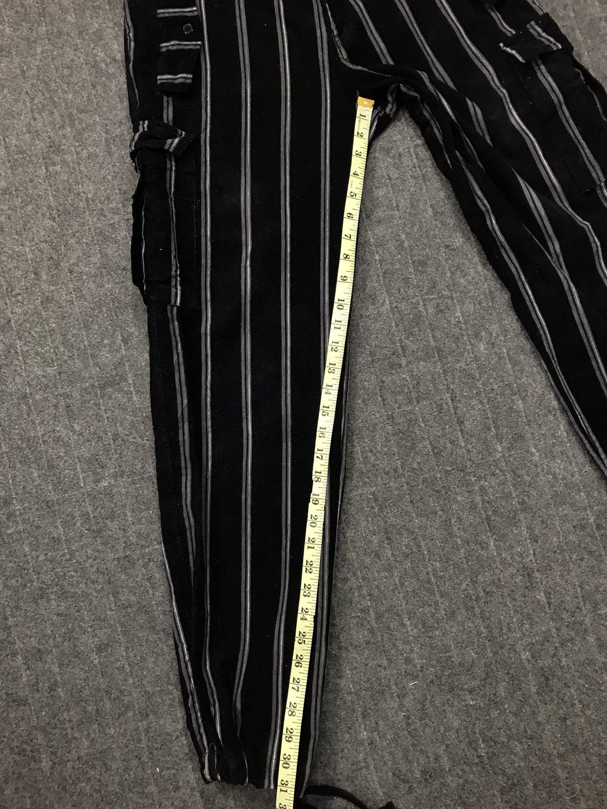 Vintage Japanese Rare Candy Fantasy Favourite Corduroy Stripe Black Size US 30 / EU 46 - 9 Thumbnail