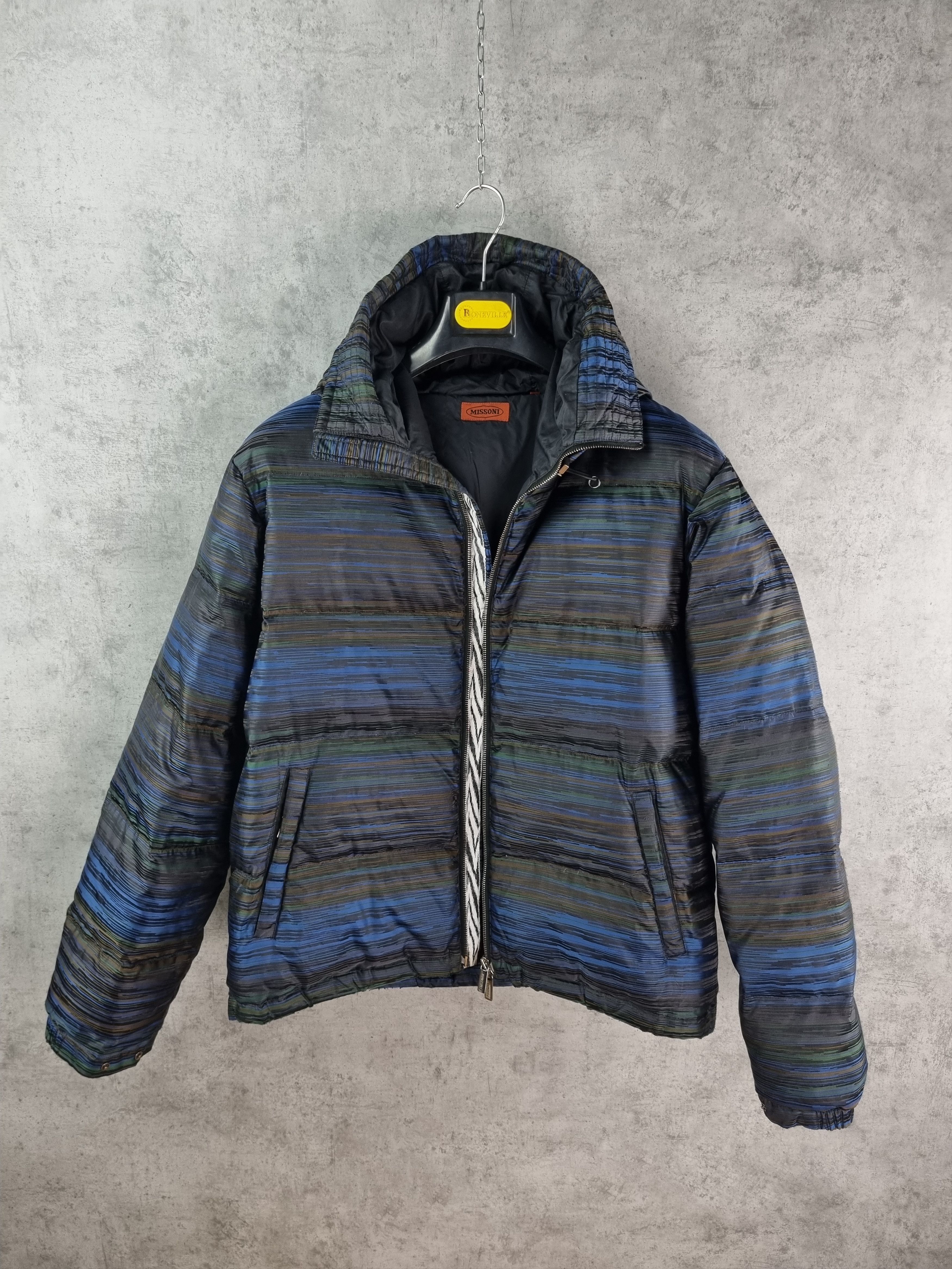 Missoni Rare Missoni Down Stripped Amazing Jacket Size US M / EU 48-50 / 2 - 2 Thumbnail