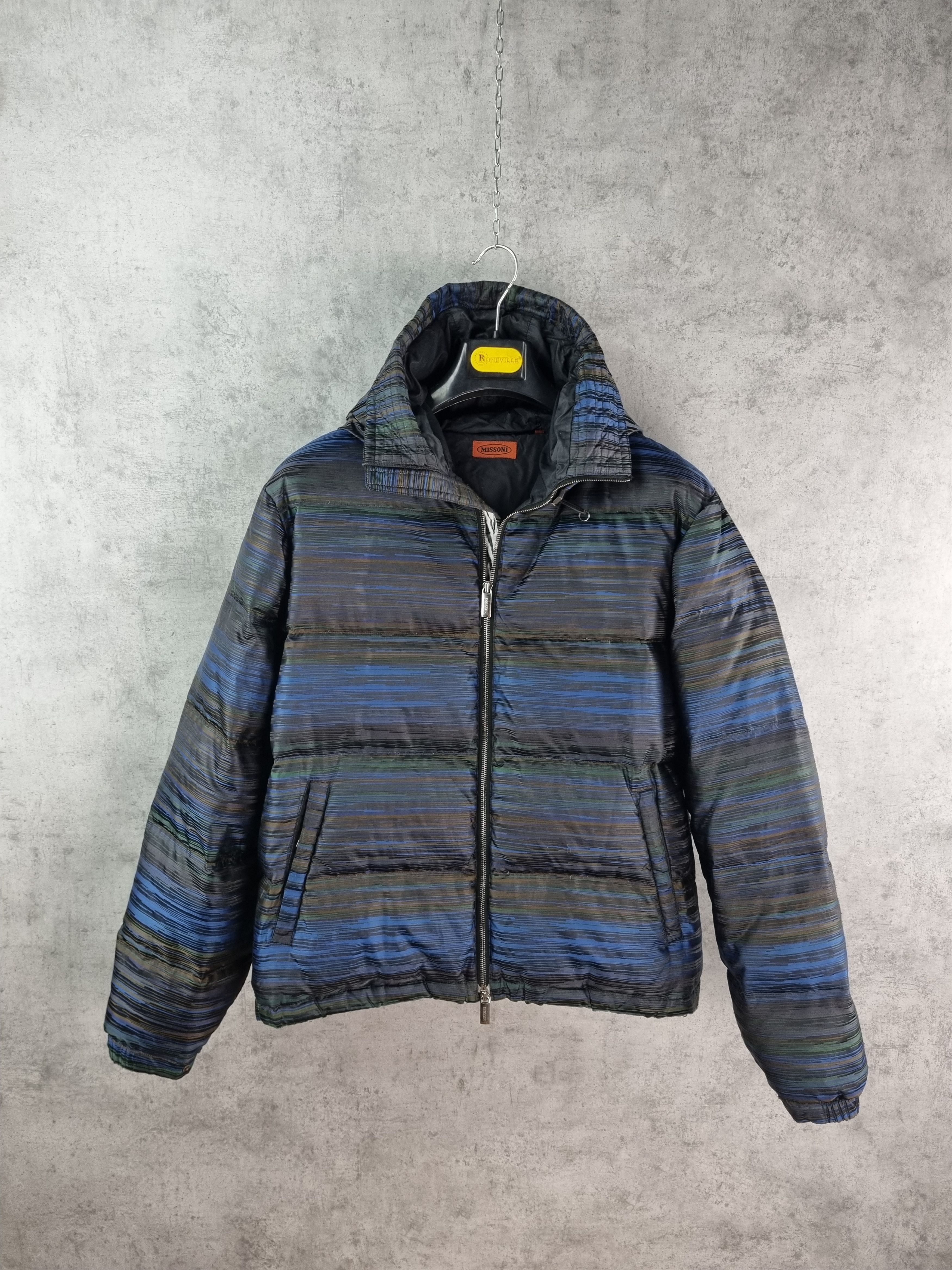 Missoni Rare Missoni Down Stripped Amazing Jacket Size US M / EU 48-50 / 2 - 24 Thumbnail