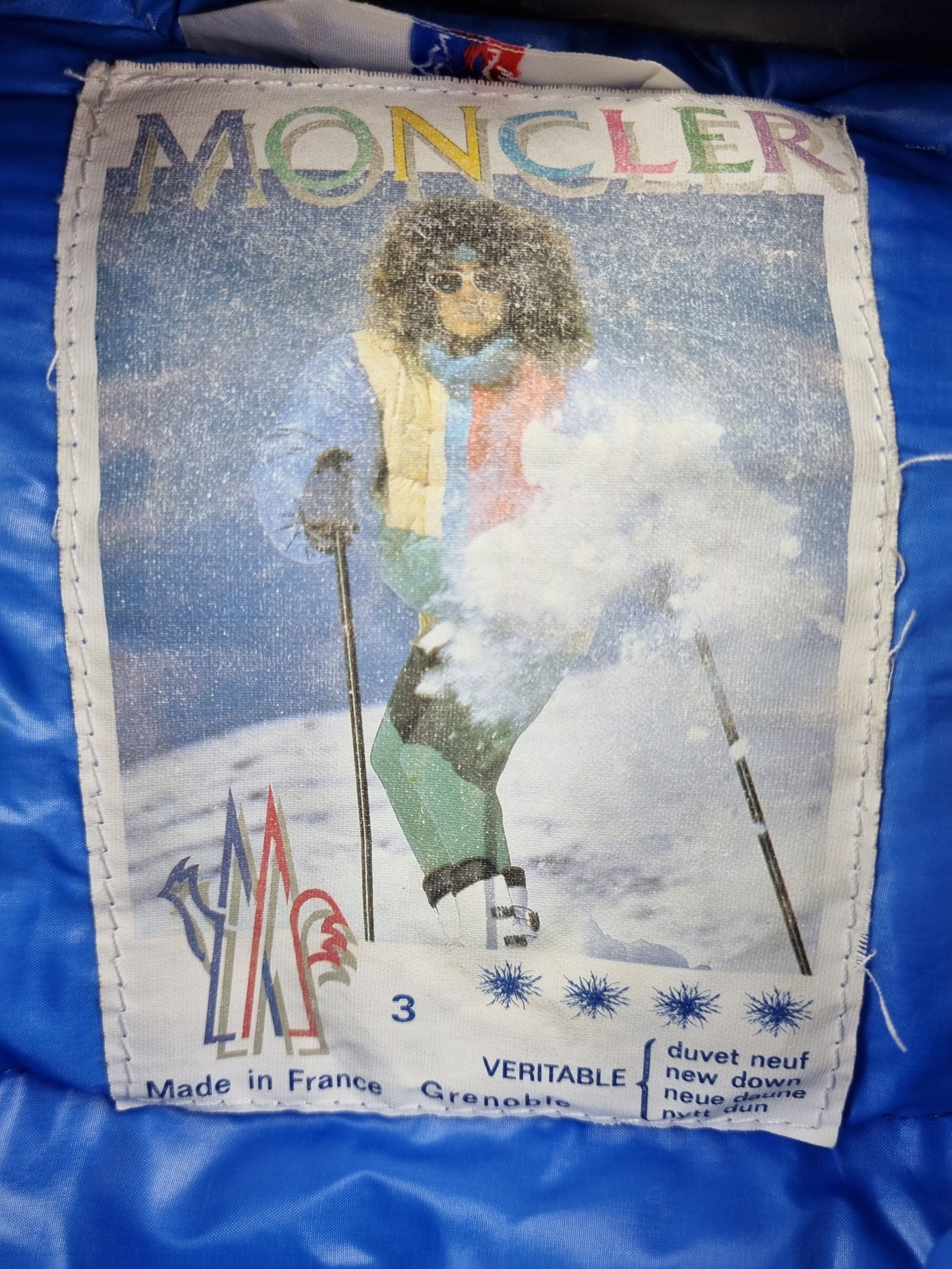 Moncler × Vintage 80s Moncler Down Puffer Vest Jacket Size US L / EU 52-54 / 3 - 6 Thumbnail
