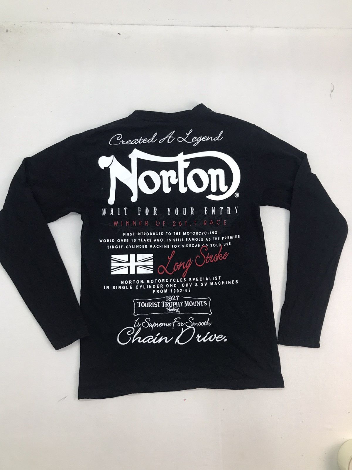 Gear for Sports × Norton The legends of Norton embroidered longsleeve tee Size US M / EU 48-50 / 2 - 15 Thumbnail