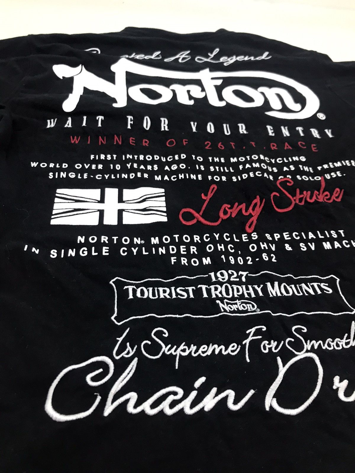 Gear for Sports × Norton The legends of Norton embroidered longsleeve tee Size US M / EU 48-50 / 2 - 16 Thumbnail