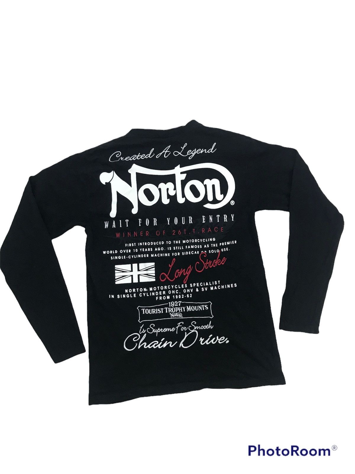 Gear for Sports × Norton The legends of Norton embroidered longsleeve tee Size US M / EU 48-50 / 2 - 2 Thumbnail