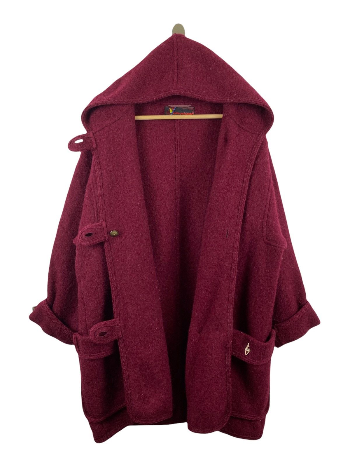 Designer × Vintage Kitz Pichler duffle coat hoodies wool Size US M / EU 48-50 / 2 - 4 Thumbnail