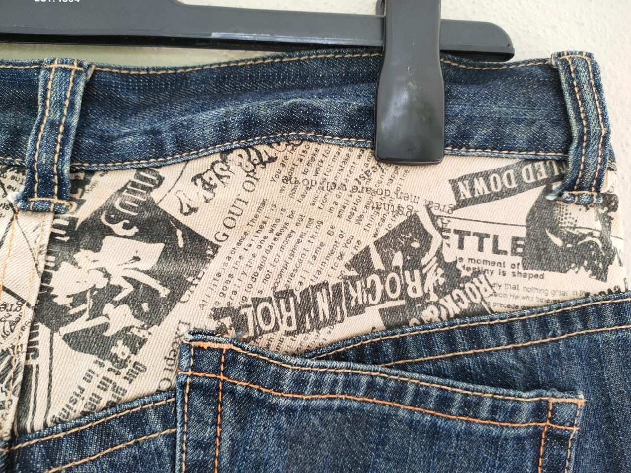 Beauty Beast Rock and Roll Denim Pant Size US 33 - 7 Thumbnail