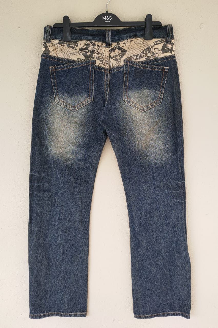 Beauty Beast Rock and Roll Denim Pant Size US 33 - 2 Thumbnail