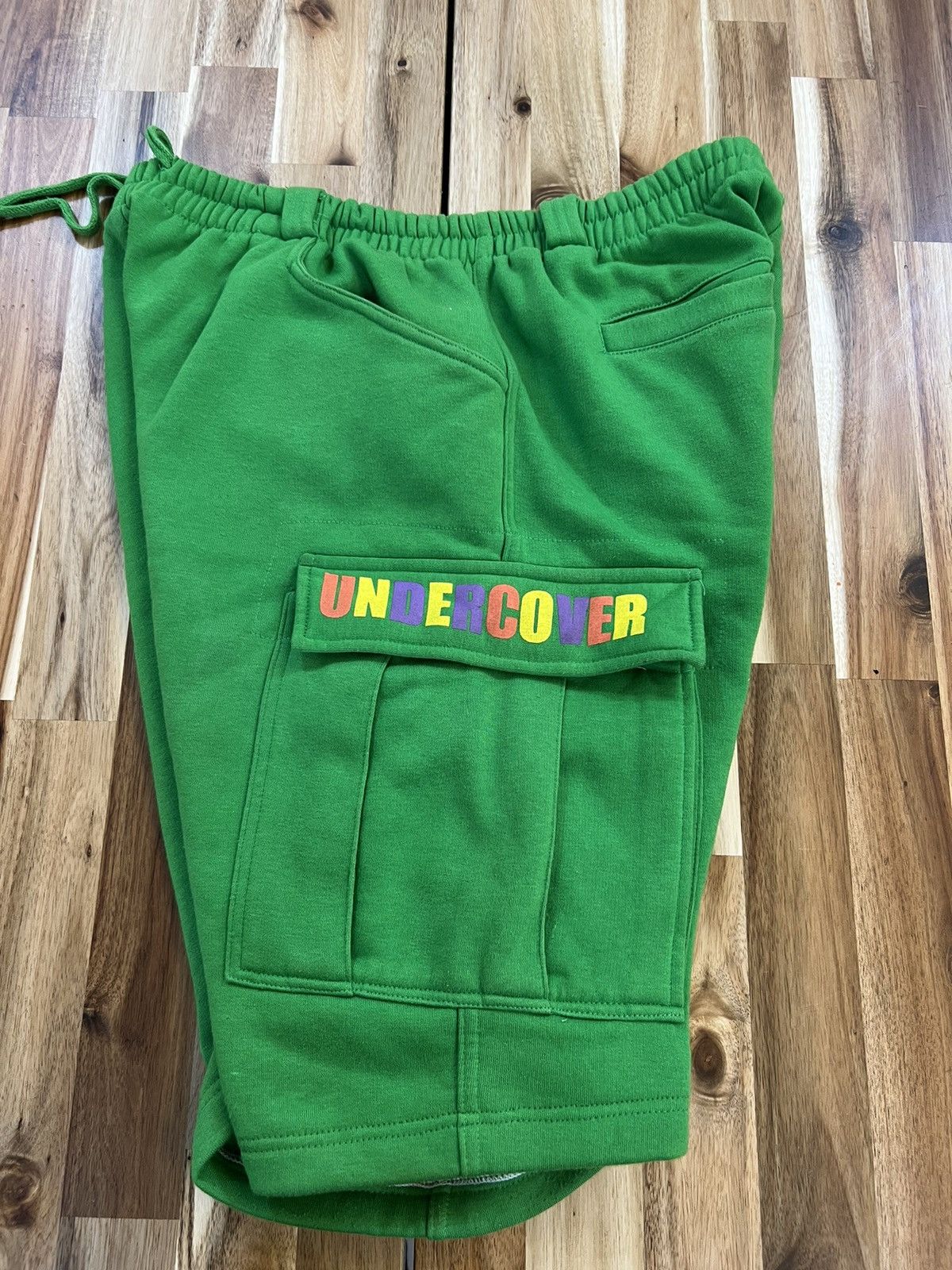 Image of Jun Takahashi x Undercover Sweatpants Shorts in Green, Men's (Size 36)