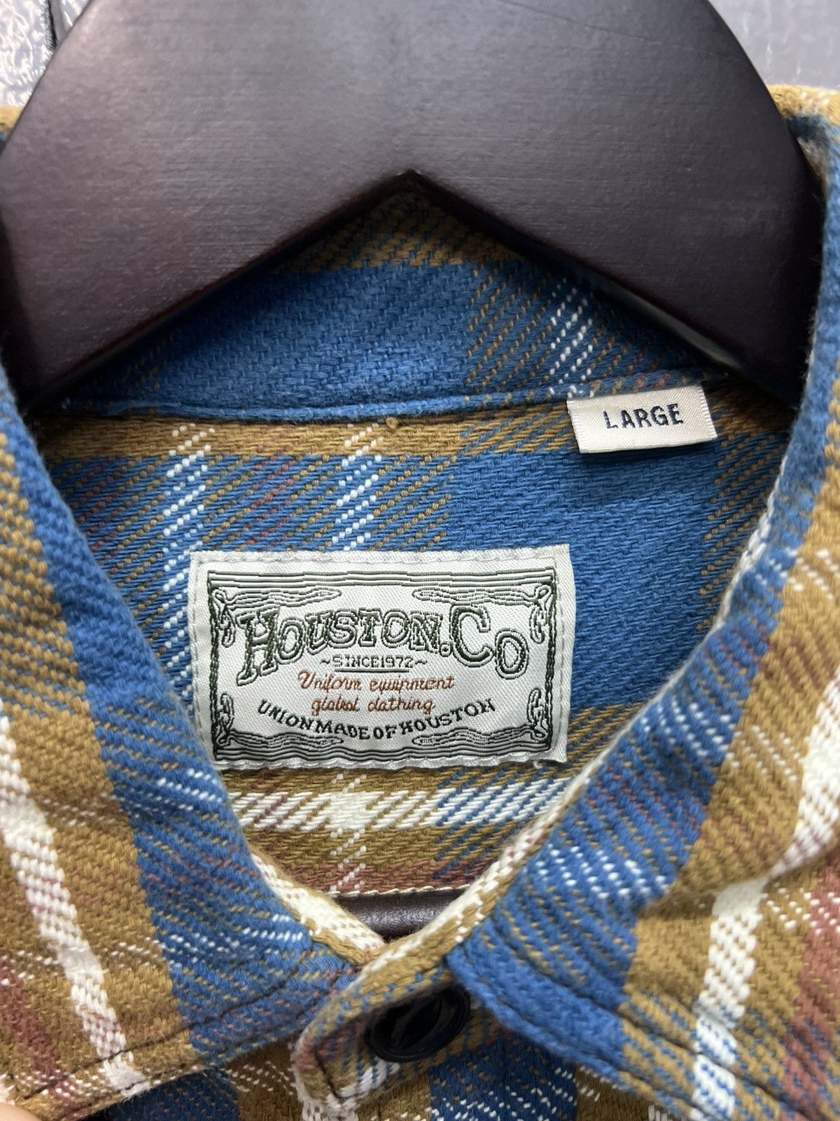 Vintage VINTAGE UNION MADE OF HOUSTON FLANNEL Size US L / EU 52-54 / 3 - 5 Thumbnail