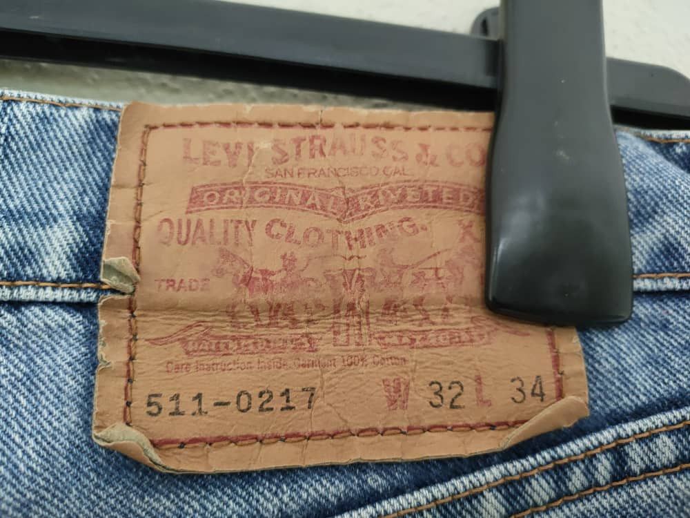 Levi's Vintage Levi's 511-0217 Distressed Denim Size US 31 - 8 Thumbnail