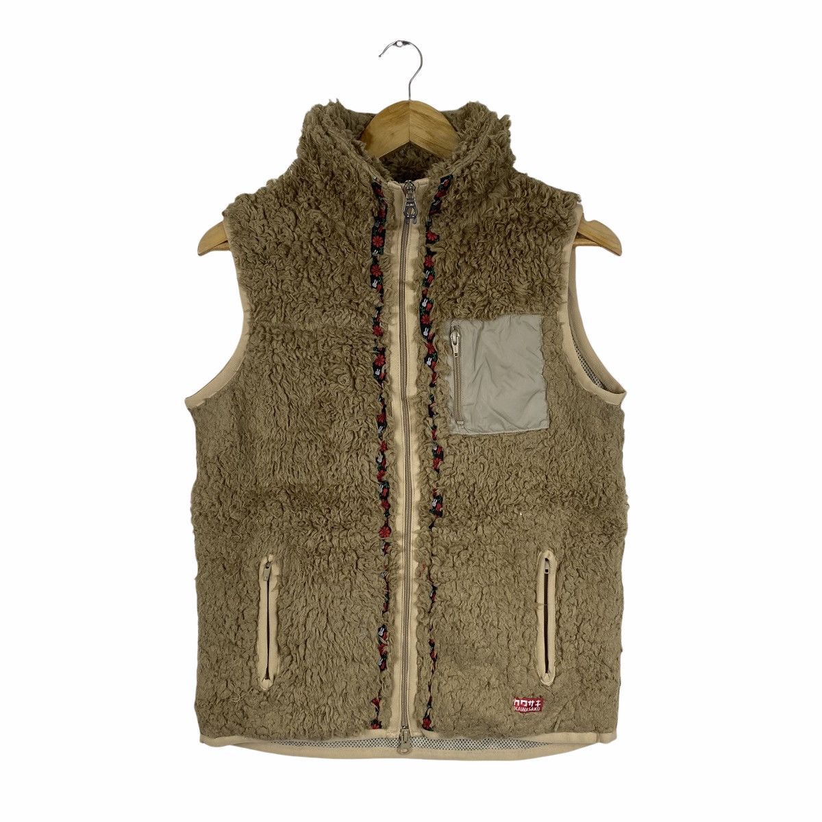 Japanese Brand × Vintage VINTAGE CUNE, KAWASAKI, FALL WINTER FLEECE VEST JACKET Size US S / EU 44-46 / 1 - 1 Thumbnail