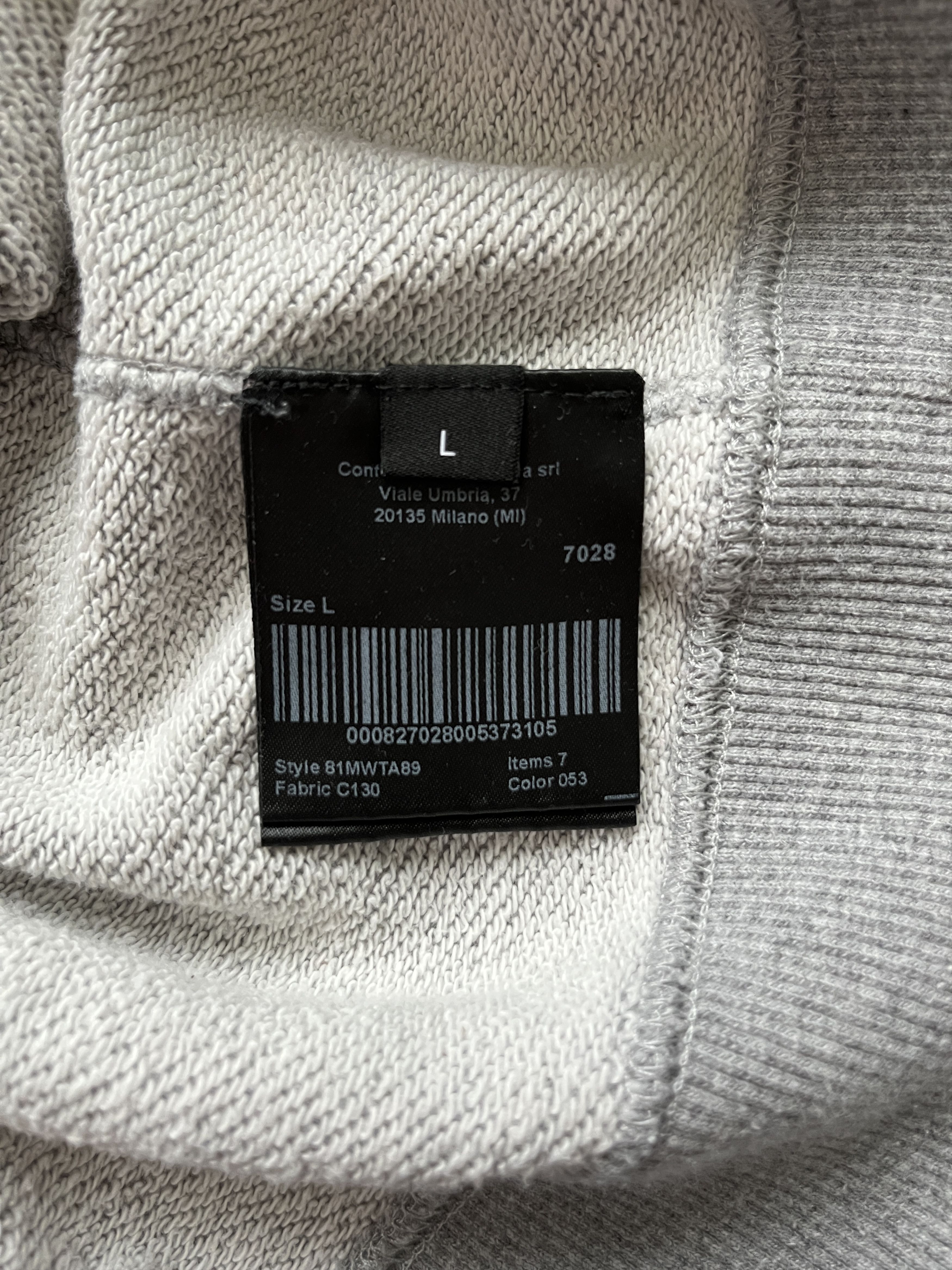 Calvin Klein 205W39NYC ⚡️QUICK SALE⚡️2017 Calvin Klein 205W39NYC Gray Sweatshirt Size US L / EU 52-54 / 3 - 4 Thumbnail