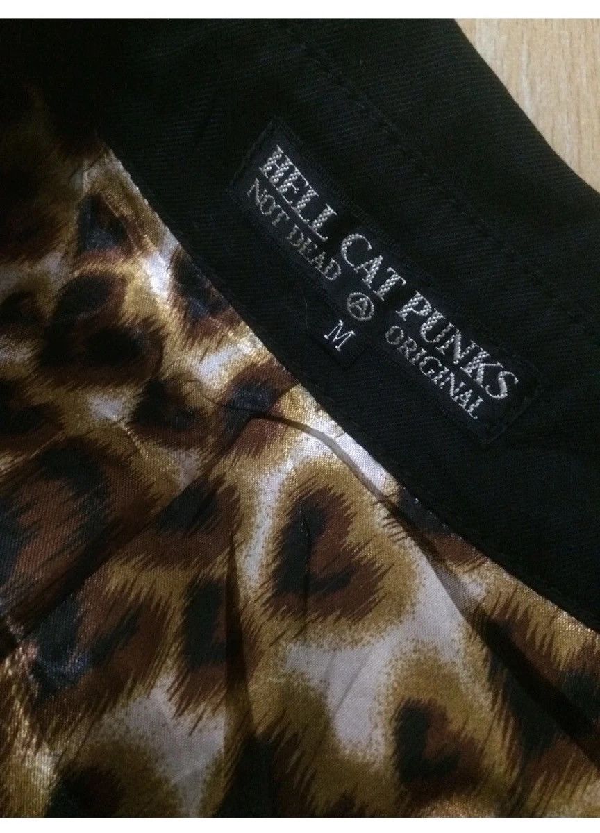 Hysteric Glamour Vintage Japanese Gothic Hell Cat Punk Leopard Jacket Size M / US 6-8 / IT 42-44 - 7 Thumbnail