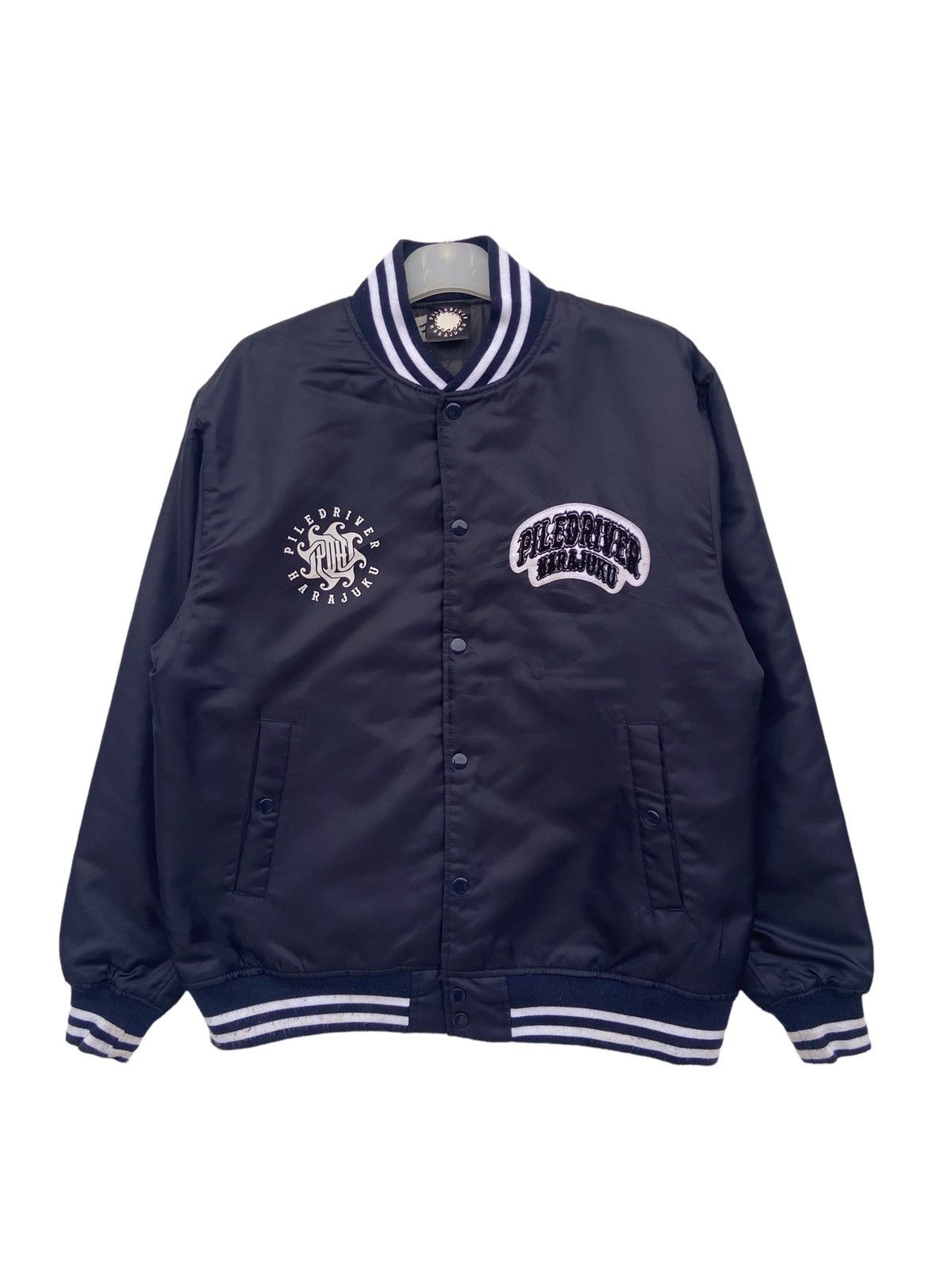 Japanese Brand Pilledriver Harajuku Streetwear Bomber Jacket Size US L / EU 52-54 / 3 - 2 Thumbnail