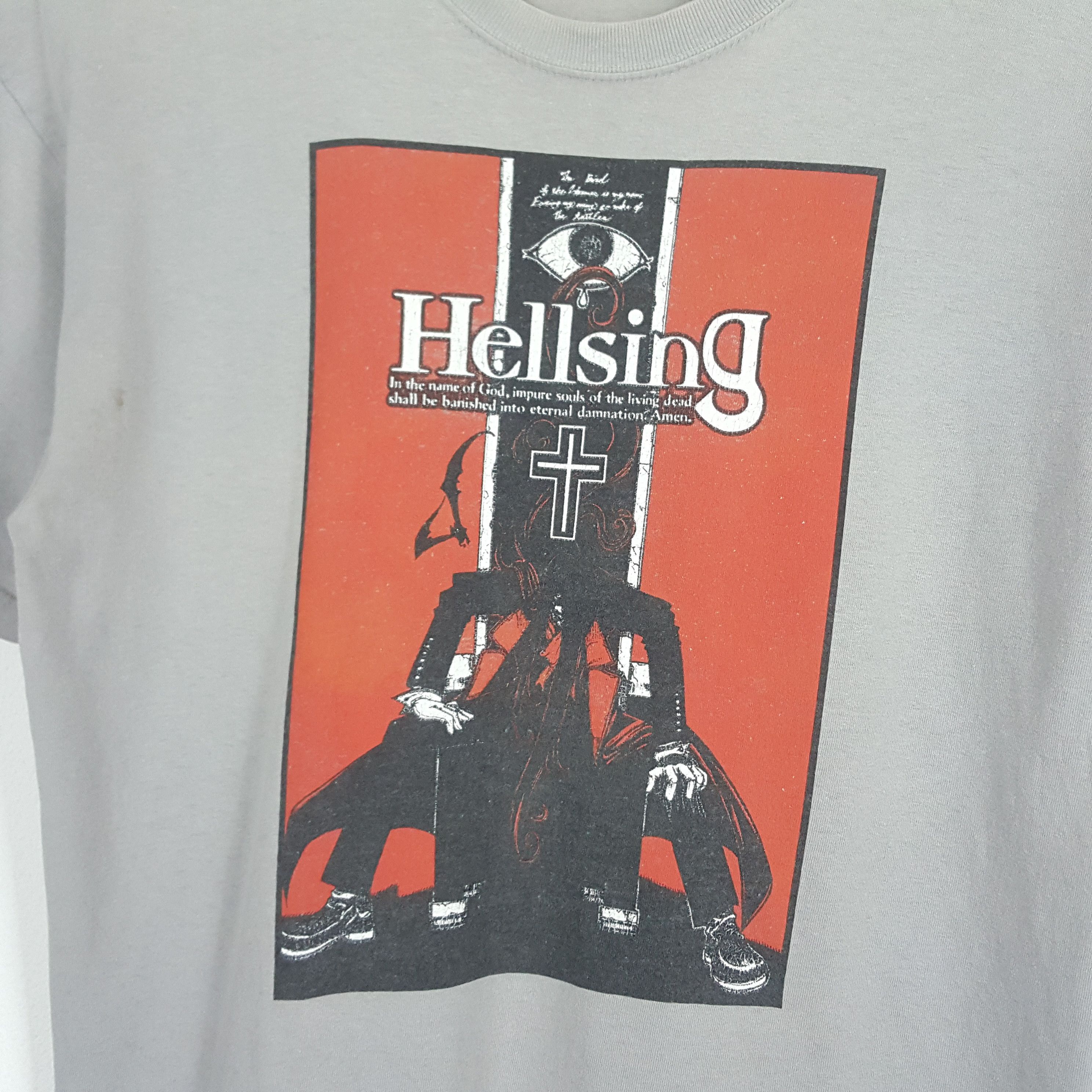 Vintage Vintage VAN HELLSING Vampire Hunter Movie T-Shirt Size US L / EU 52-54 / 3 - 5 Thumbnail