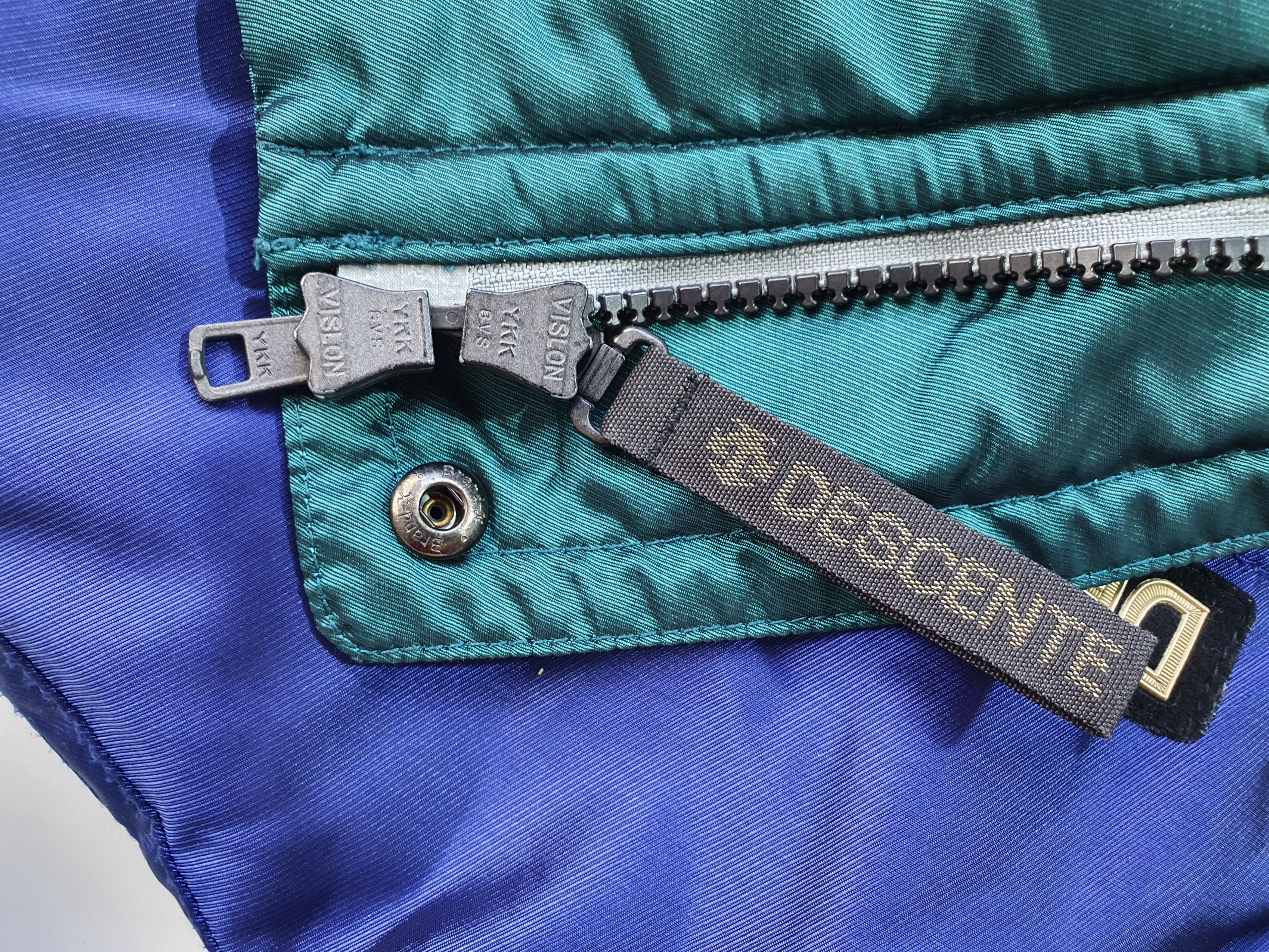 Asics × Descente × Vintage 90s DESCENTE Canada Ski Team Multi pocket Jacket Size US L / EU 52-54 / 3 - 12 Thumbnail