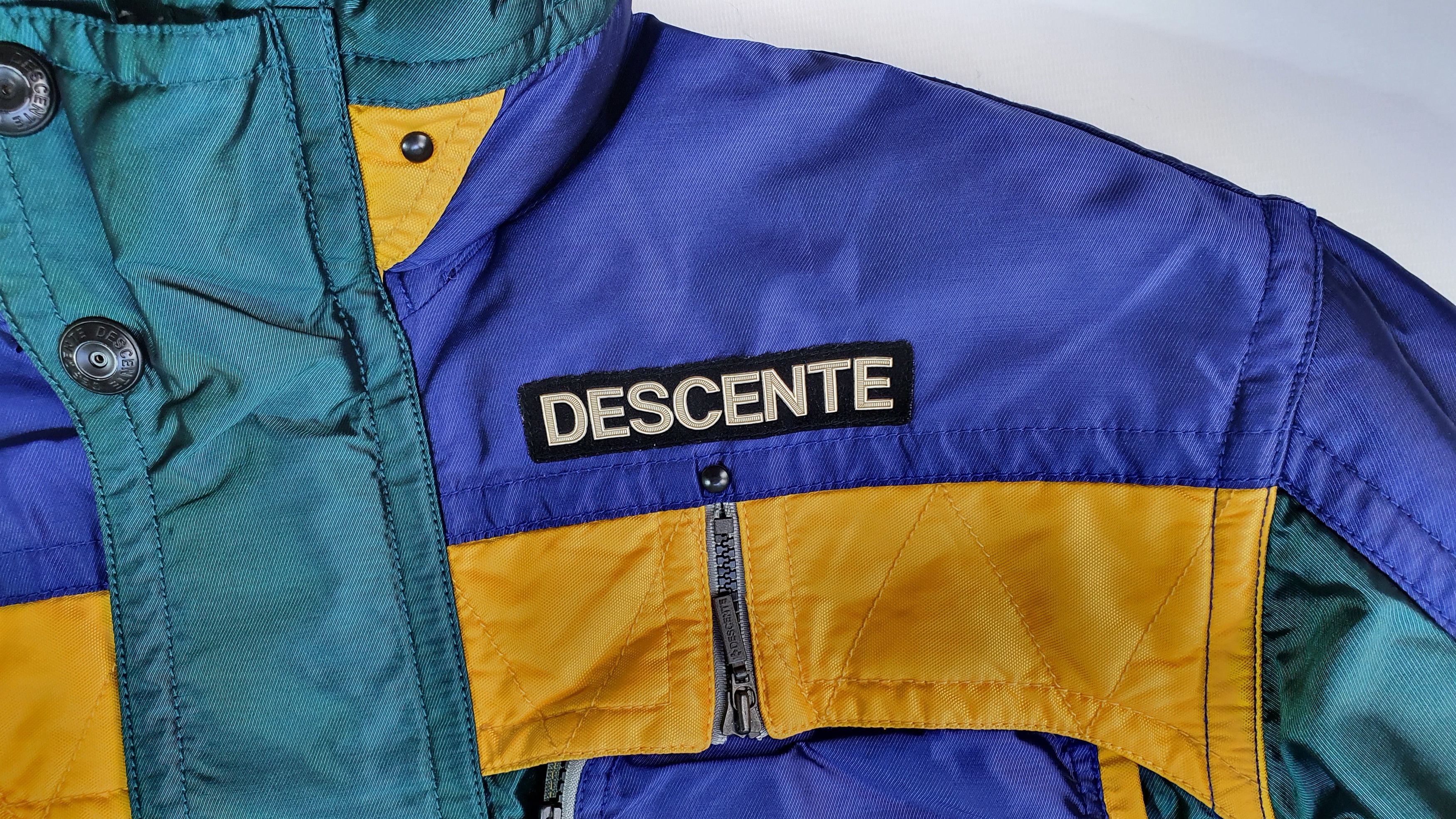Asics × Descente × Vintage 90s DESCENTE Canada Ski Team Multi pocket Jacket Size US L / EU 52-54 / 3 - 14 Thumbnail