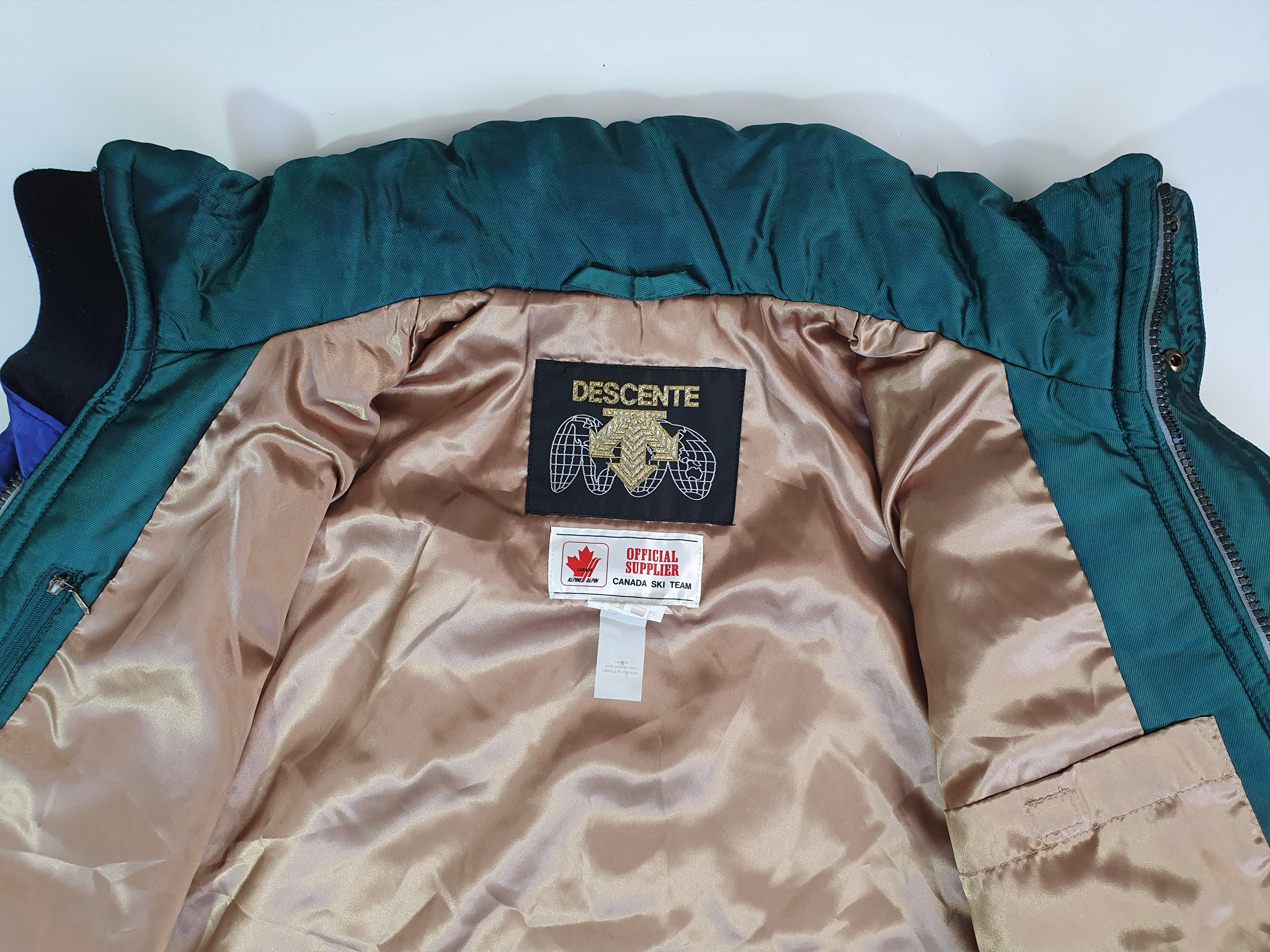 Asics × Descente × Vintage 90s DESCENTE Canada Ski Team Multi pocket Jacket Size US L / EU 52-54 / 3 - 9 Thumbnail