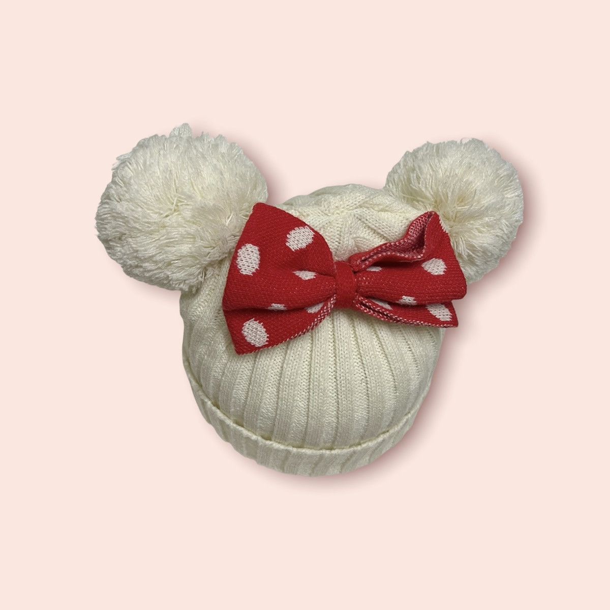 Cartoon Network × Disney × Mickey Mouse RARE DOUBLE POM MICKEY/MINNIE MOUSE EARS TOKYO DISNEY BEANIE Size ONE SIZE - 6 Thumbnail