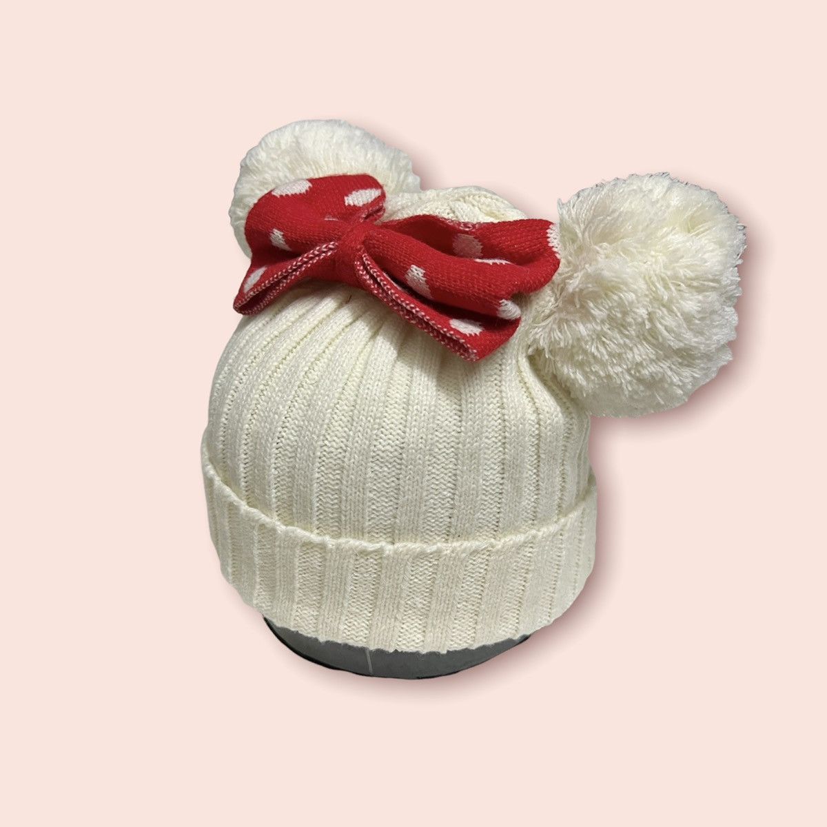 Cartoon Network × Disney × Mickey Mouse RARE DOUBLE POM MICKEY/MINNIE MOUSE EARS TOKYO DISNEY BEANIE Size ONE SIZE - 8 Thumbnail