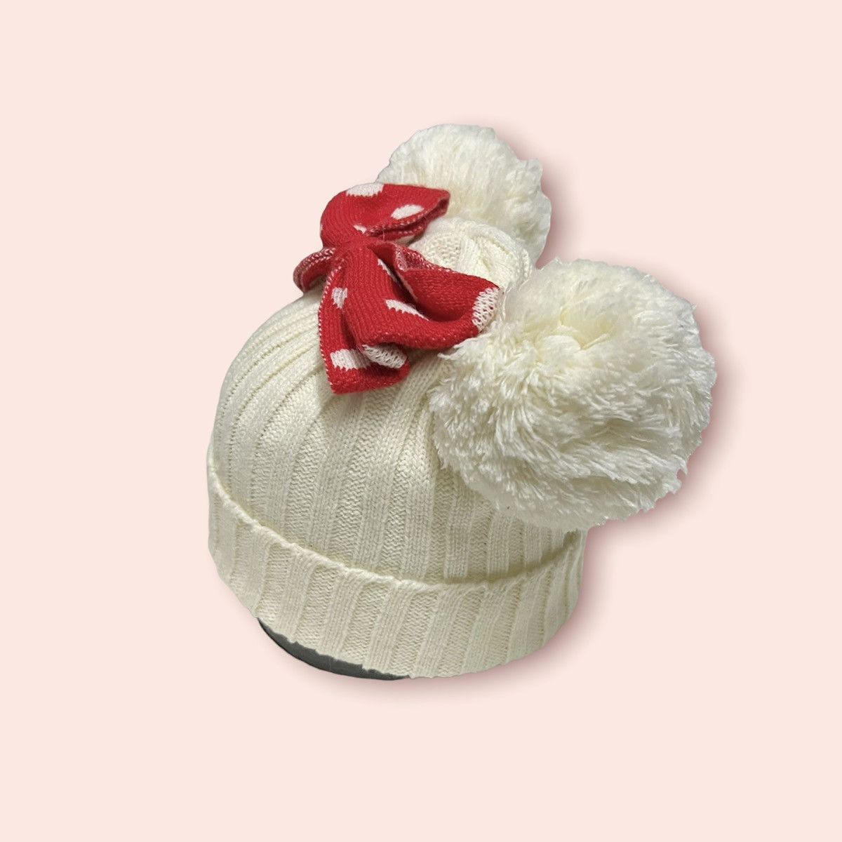 Cartoon Network × Disney × Mickey Mouse RARE DOUBLE POM MICKEY/MINNIE MOUSE EARS TOKYO DISNEY BEANIE Size ONE SIZE - 12 Thumbnail