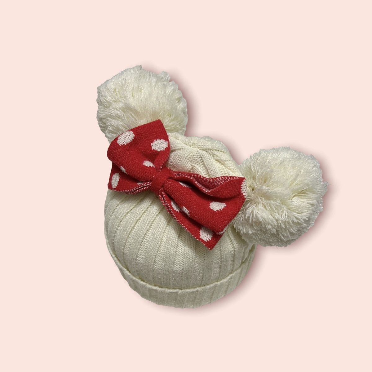 Cartoon Network × Disney × Mickey Mouse RARE DOUBLE POM MICKEY/MINNIE MOUSE EARS TOKYO DISNEY BEANIE Size ONE SIZE - 7 Thumbnail