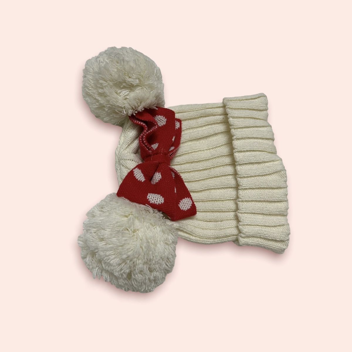 Cartoon Network × Disney × Mickey Mouse RARE DOUBLE POM MICKEY/MINNIE MOUSE EARS TOKYO DISNEY BEANIE Size ONE SIZE - 4 Thumbnail