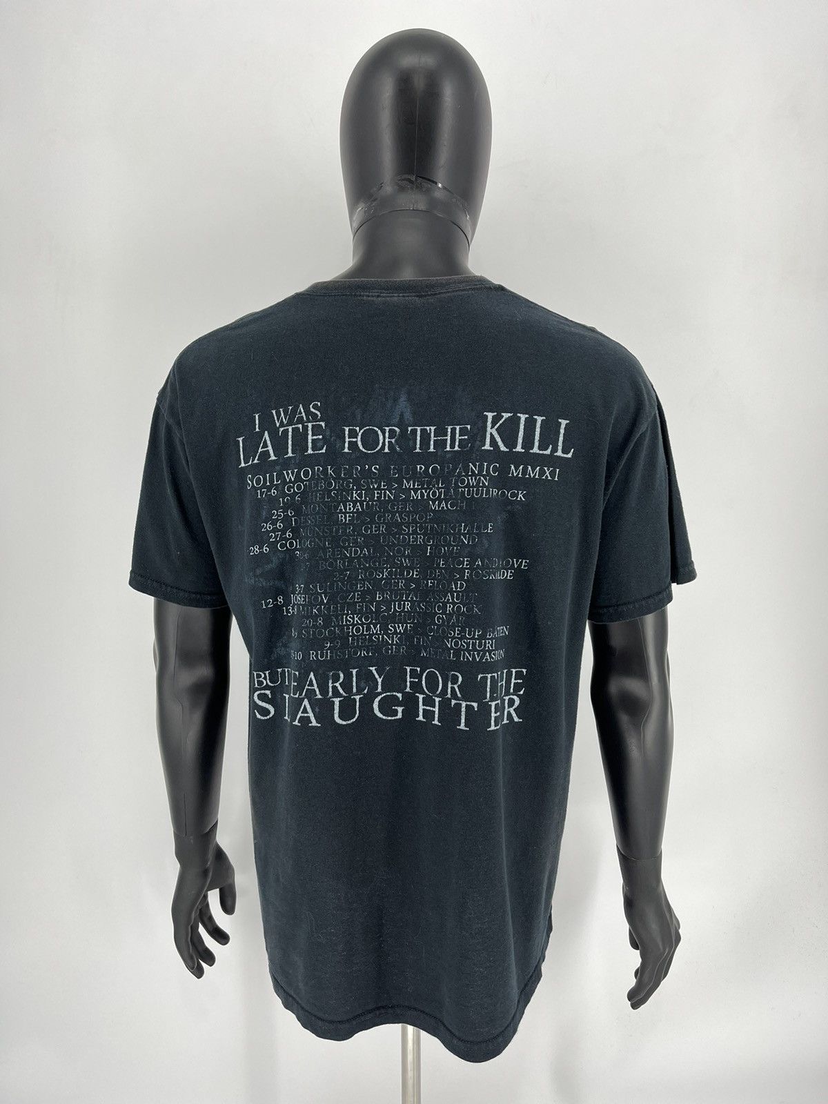 Band Tees × Vintage Vintage SOILWORK Band Bootleg T-Shirt Death metal Metalcore Size US L / EU 52-54 / 3 - 5 Thumbnail