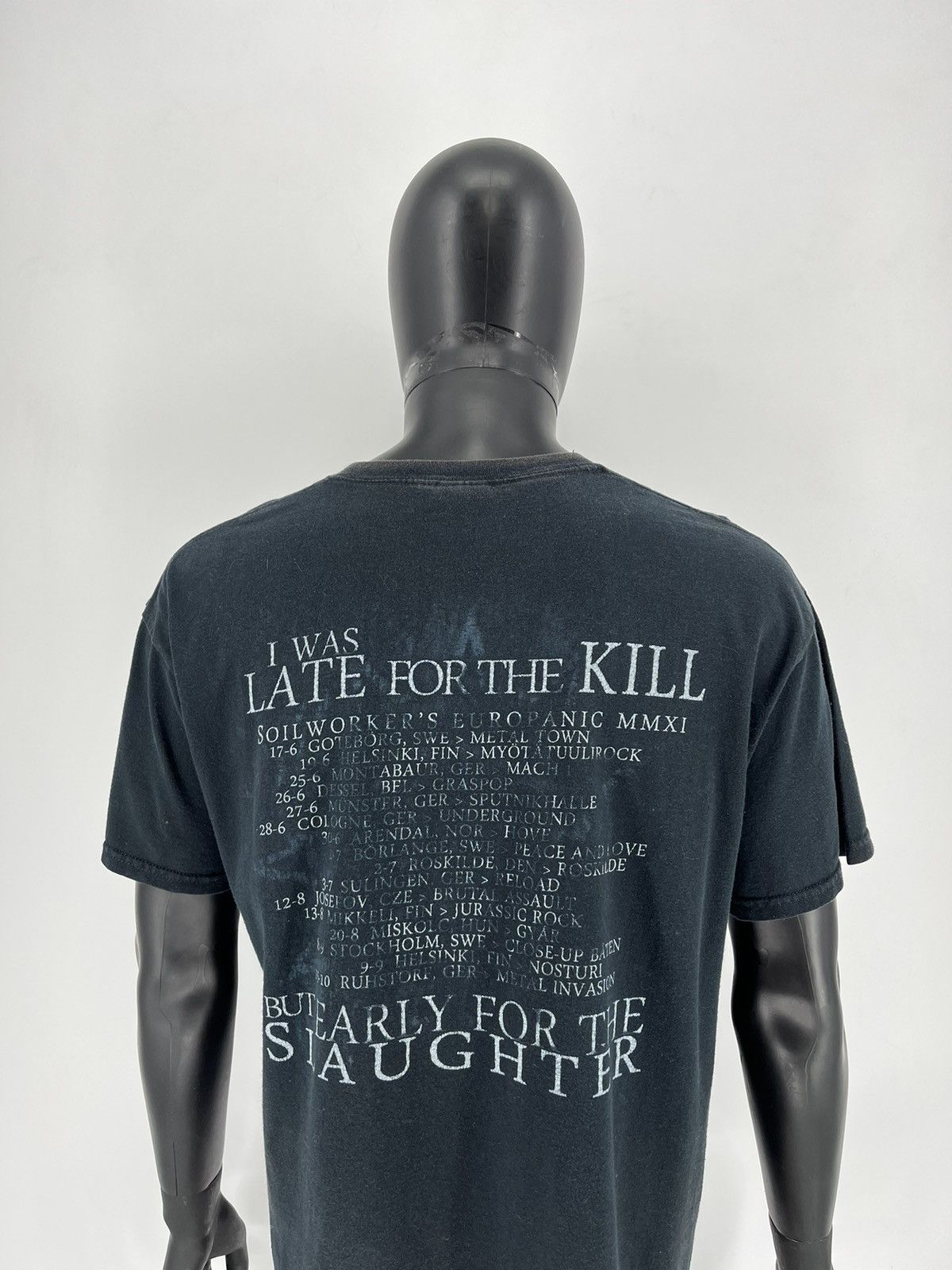 Band Tees × Vintage Vintage SOILWORK Band Bootleg T-Shirt Death metal Metalcore Size US L / EU 52-54 / 3 - 6 Thumbnail