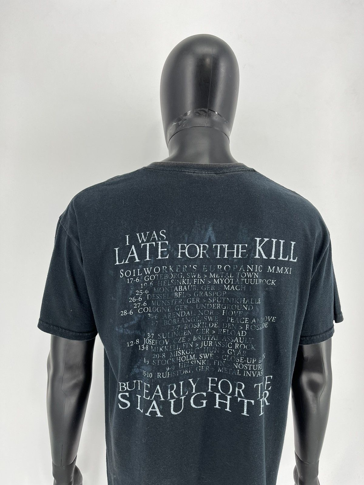 Band Tees × Vintage Vintage SOILWORK Band Bootleg T-Shirt Death metal Metalcore Size US L / EU 52-54 / 3 - 7 Thumbnail