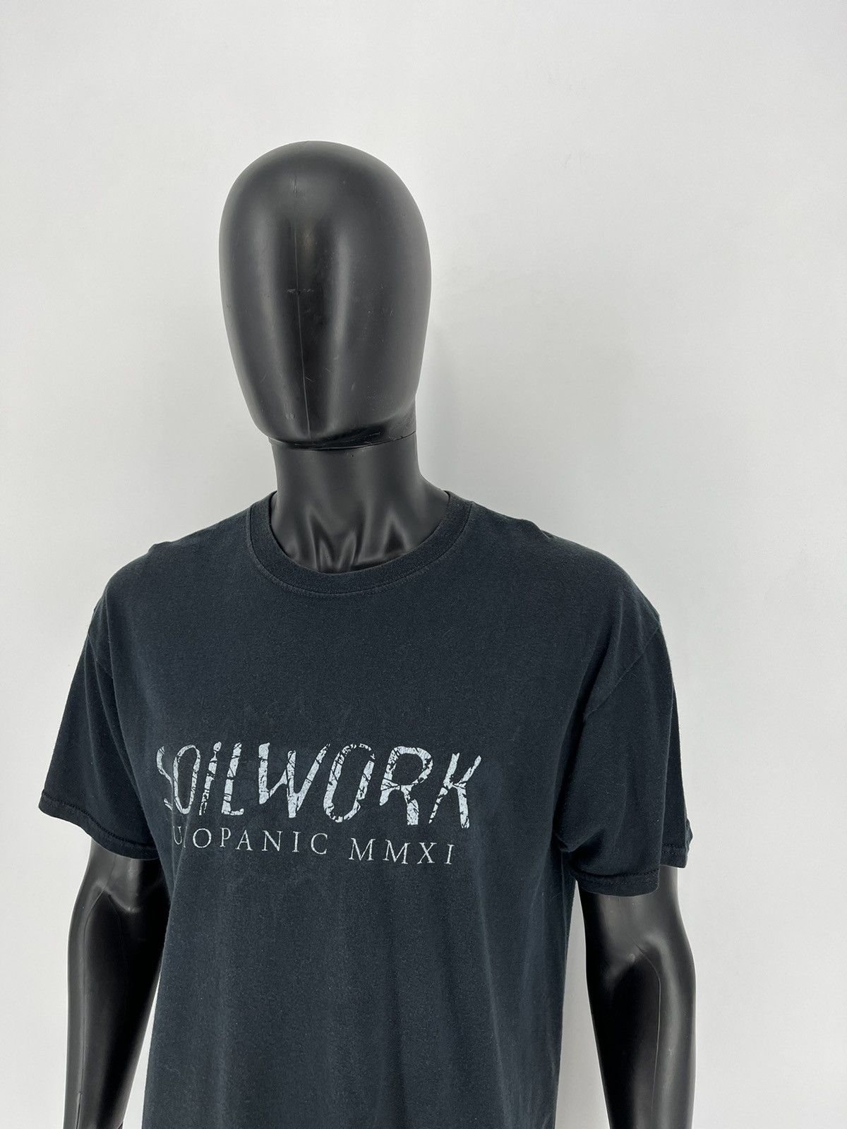 Band Tees × Vintage Vintage SOILWORK Band Bootleg T-Shirt Death metal Metalcore Size US L / EU 52-54 / 3 - 4 Thumbnail