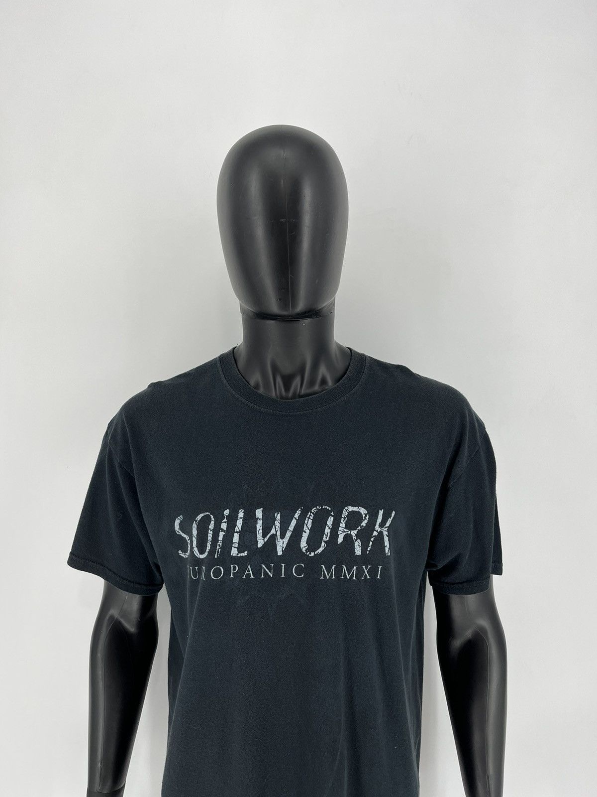Band Tees × Vintage Vintage SOILWORK Band Bootleg T-Shirt Death metal Metalcore Size US L / EU 52-54 / 3 - 1 Thumbnail