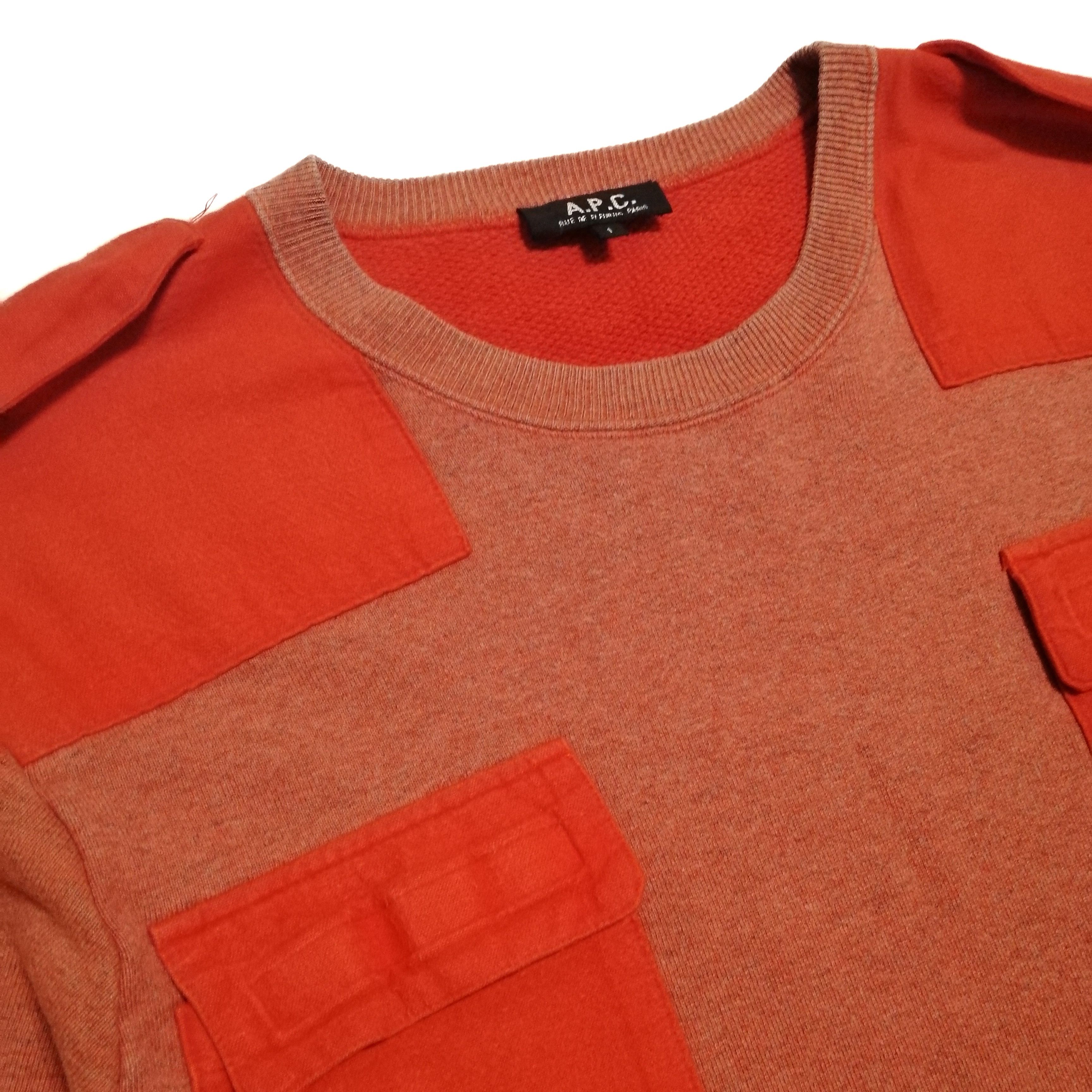 A.P.C. 🔥A. P. C yogi flap pocket crewneck Size US S / EU 44-46 / 1 - 2 Thumbnail