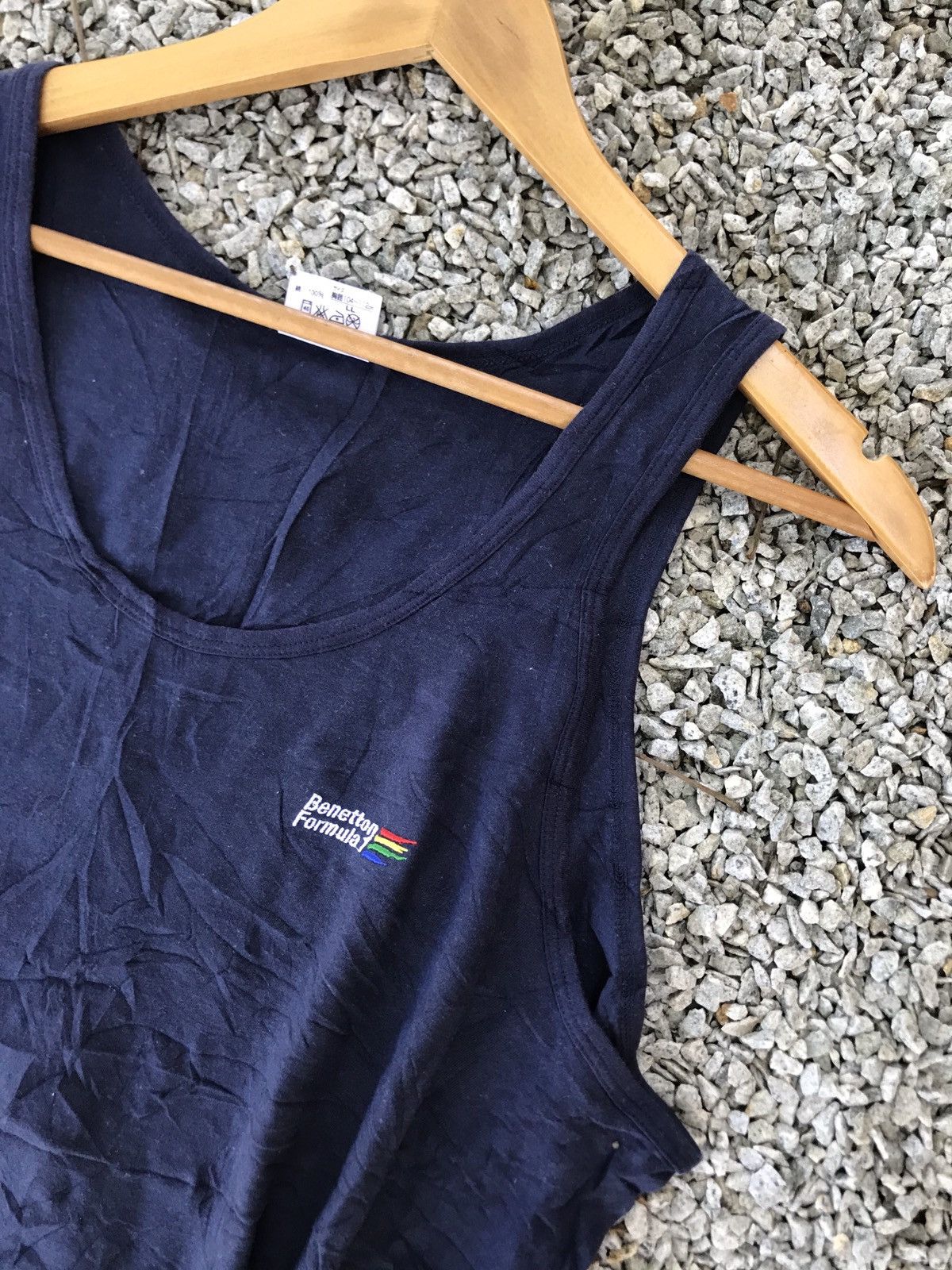 Vintage Vintage benetton Sleveless tank top tee Size US L / EU 52-54 / 3 - 3 Thumbnail