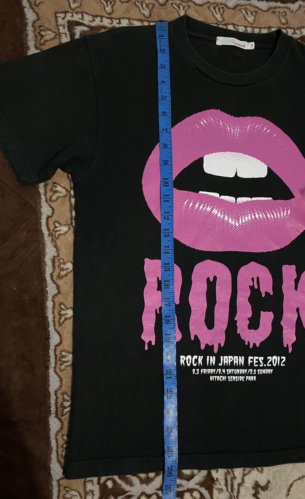 Band Tees Rock In Japan Festival 2012 Size US S / EU 44-46 / 1 - 8 Thumbnail