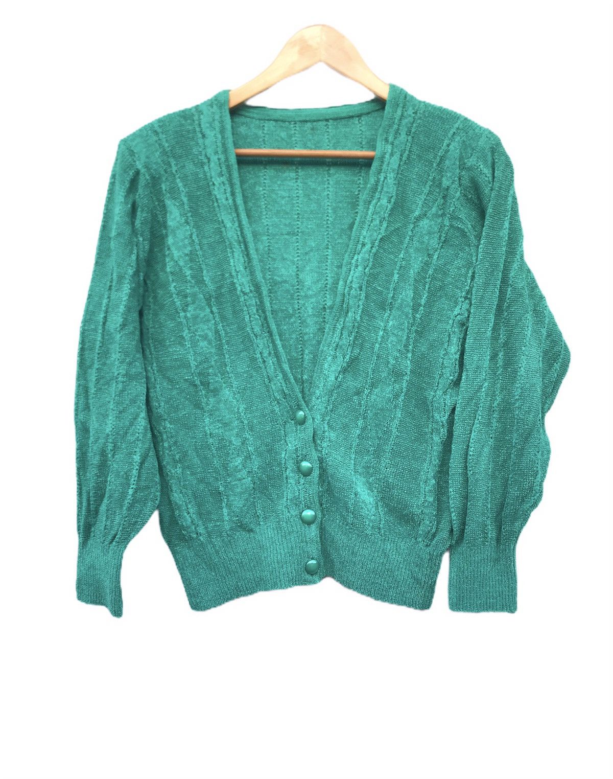 Other Vintage Made In Japan Knit Cardigan Size US S / EU 44-46 / 1 - 1 Thumbnail
