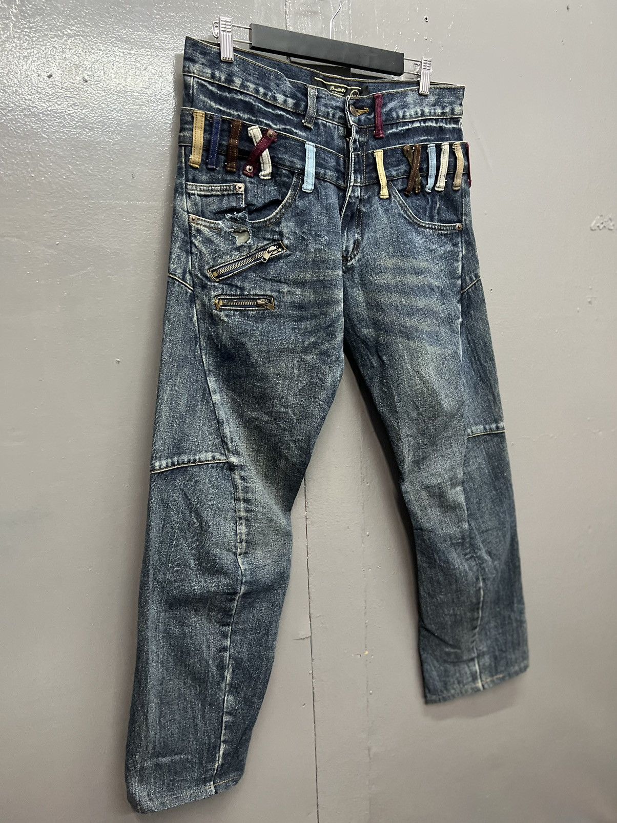 Japanese Brand BRTHBREATH DOUBLEWAIST DENIM JEANS SIZE 32 Size US 32 / EU 48 - 2 Thumbnail