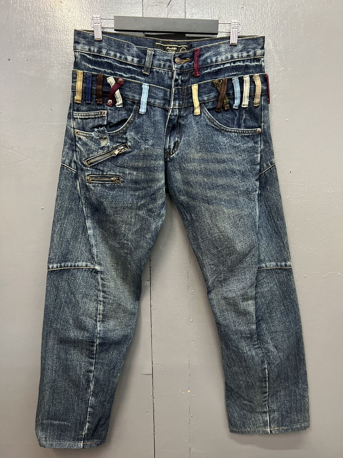 Japanese Brand BRTHBREATH DOUBLEWAIST DENIM JEANS SIZE 32 Size US 32 / EU 48 - 1 Thumbnail